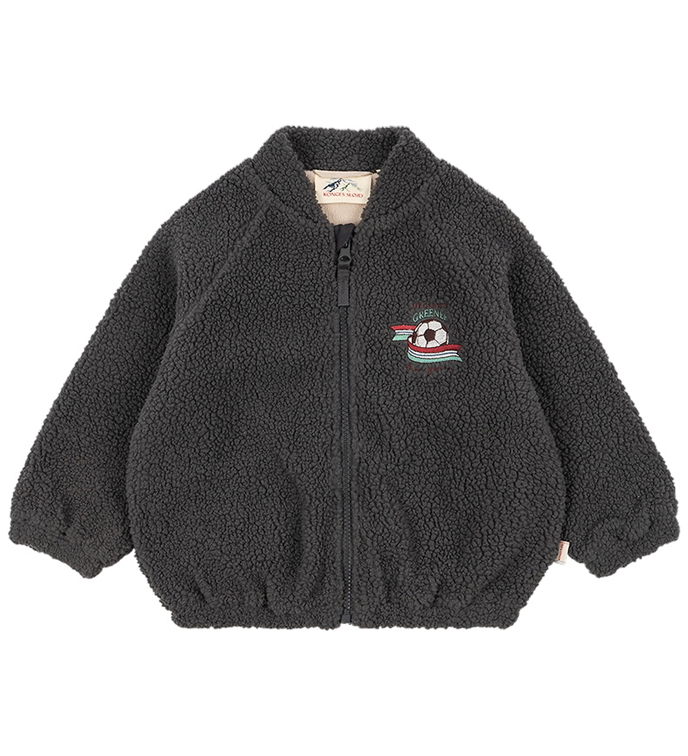 Konges Sløjd Fleecejacke - Jody - Magnet m. Fußball - Konges Sløjd - 9-10 Jahre (134-140) - Fleecejacken von Konges Sløjd