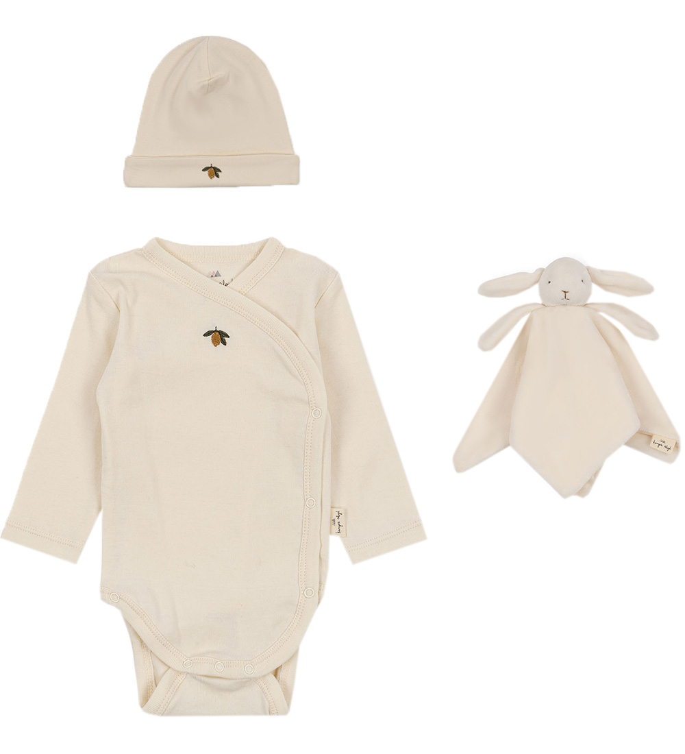 Konges Sløjd Geschenkbox - Schmusetuch/Mütze/Body l/ä - Offwhite - Konges Sløjd - 68 - Body L/Ä Konges Sløjd Geschenkbox - Schmusetuch/Mütze/Body l/ä - Offwhite - Konges Sløjd - 68 - Body L/Ä von Konges Sløjd