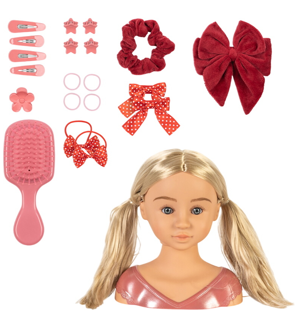 Konges Sløjd Make-up-Kopf m. Accessoires – Violet Hair Salon - Konges Sløjd - One Size - Puppen Konges Sløjd Make-up-Kopf m. Accessoires – Violet Hair Salon - Konges Sløjd - One Size - Puppen von Konges Sløjd