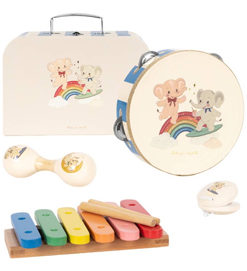 Konges Sløjd Musikset - 3 Teile - Beige m. Elefanten - Konges Sløjd - One Size - Musikinstrumente Konges Sløjd Musikset - 3 Teile - Beige m. Elefanten - Konges Sløjd - One Size - Musikinstrumente von Konges Sløjd