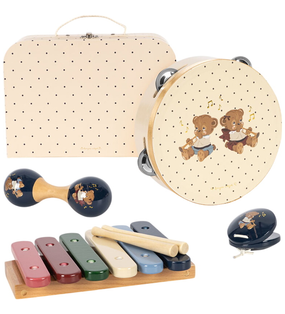 Konges Sløjd Musikset - Beige/Blau m. Teddy Bear - Konges Sløjd - One Size - Musikinstrumente Konges Sløjd Musikset - Beige/Blau m. Teddy Bear - Konges Sløjd - One Size - Musikinstrumente von Konges Sløjd
