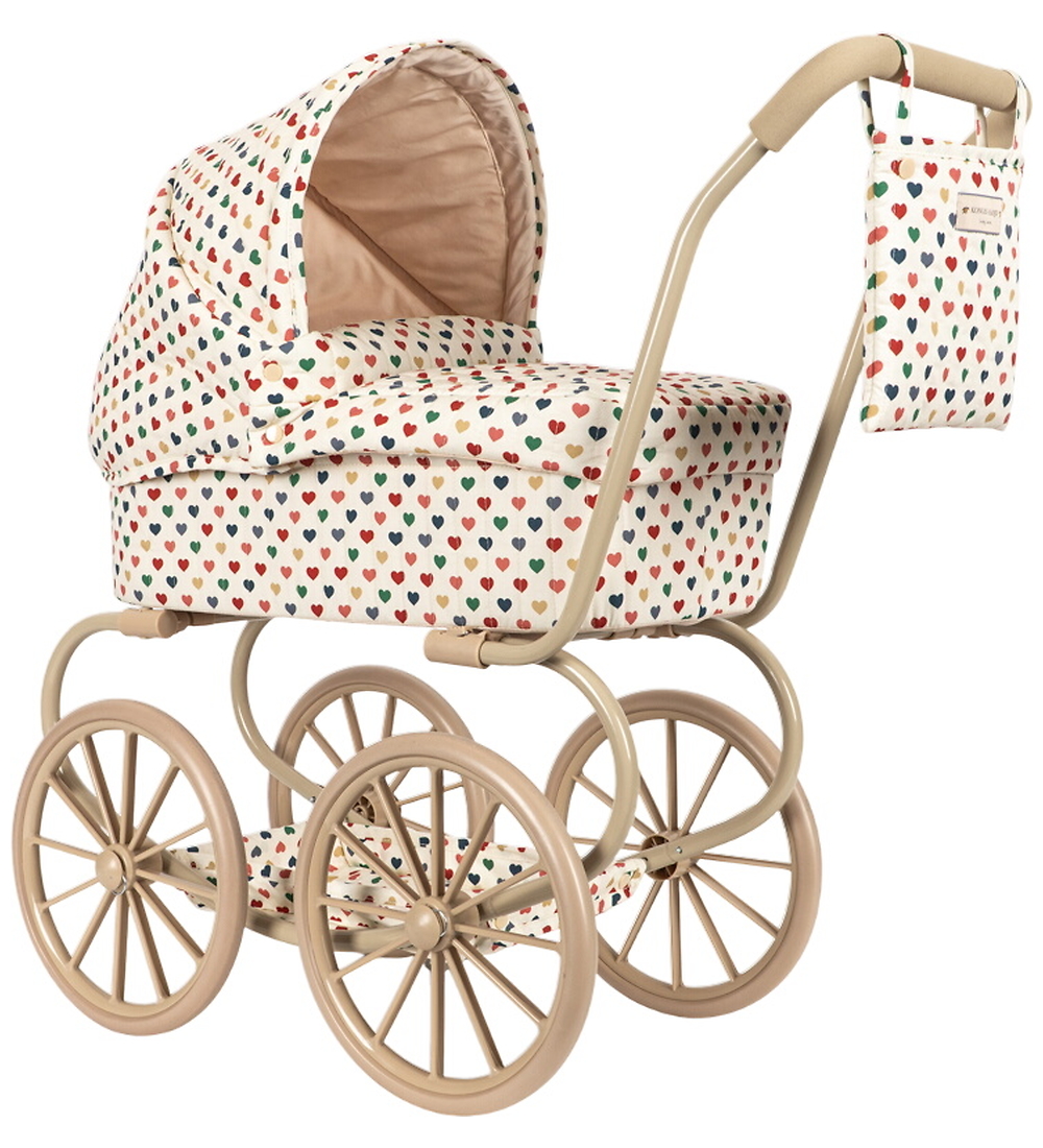 Konges Sløjd Puppenwagen - Minnie - Coeur Coloré - Konges Sløjd - One Size - Puppenwagen von Konges Sløjd