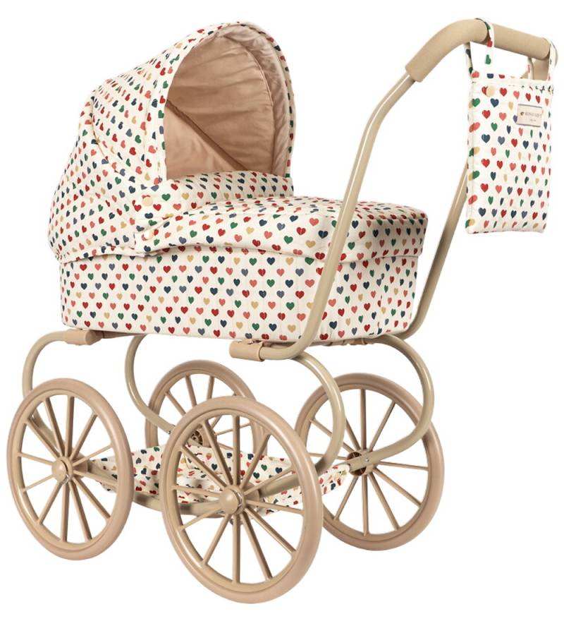 Konges Sløjd Puppenwagen - Minnie - Coeur Coloré - Konges Sløjd - One Size - Puppenwagen von Konges Sløjd