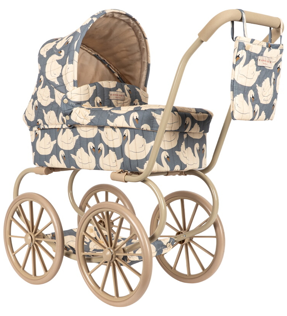 Konges Sløjd Puppenwagen - Minnie - Swan - Konges Sløjd - One Size - Puppenwagen von Konges Sløjd