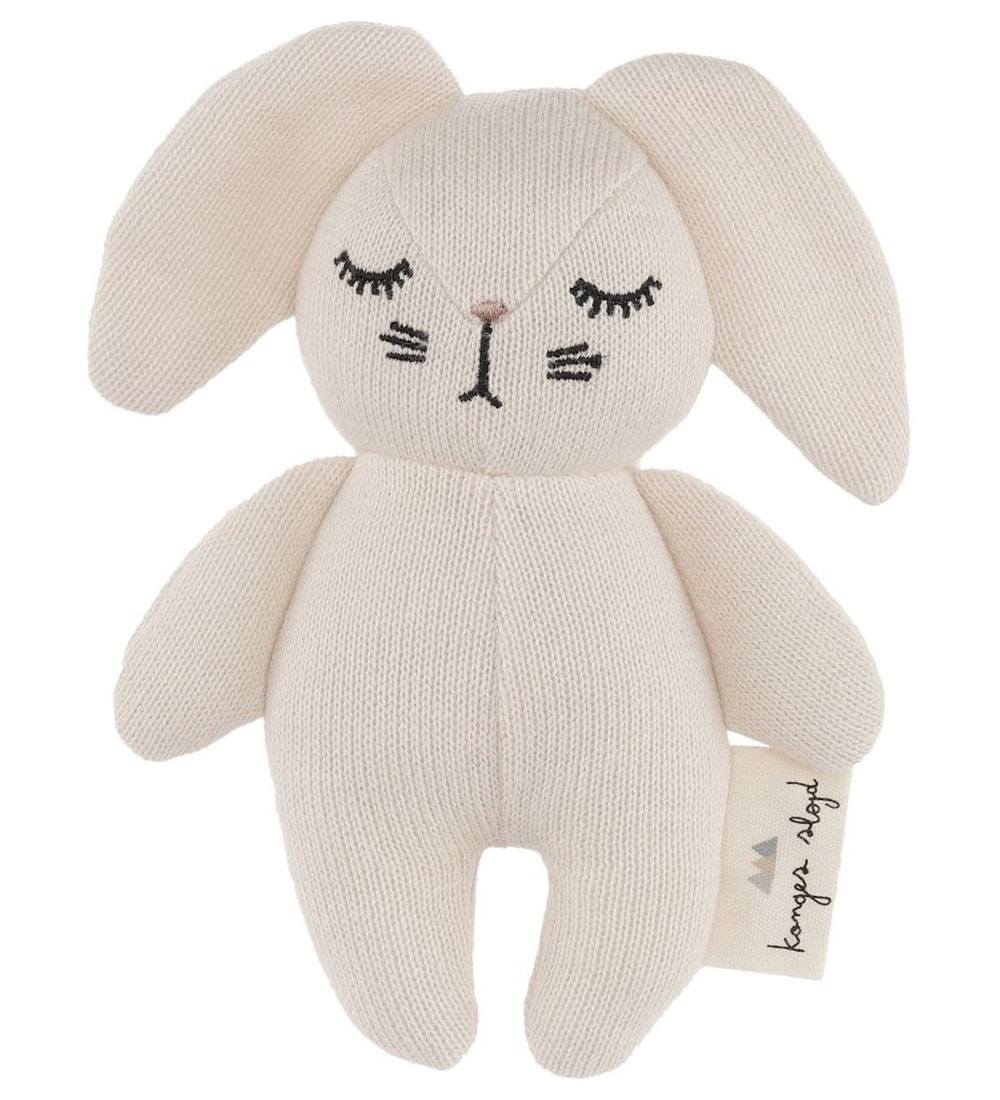 Konges Sløjd Rassel - Mini Rabbit - Offwhite - Konges Sløjd - One Size - Rasseln von Konges Sløjd