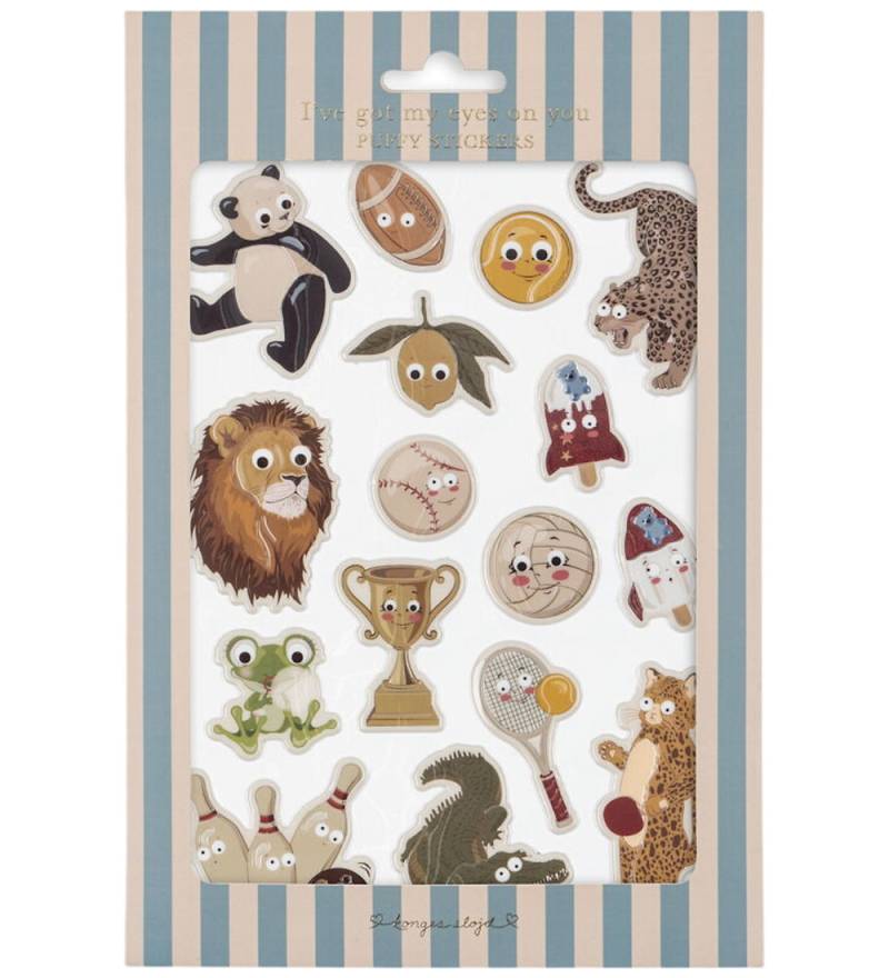 Konges Sløjd Stickers - Puffy - 16 st. - Animals - Konges Sløjd - One Size - Sticker Konges Sløjd Stickers - Puffy - 16 st. - Animals - Konges Sløjd - One Size - Sticker von Konges Sløjd