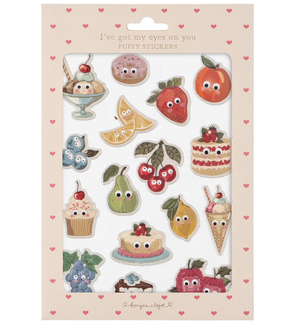 Konges Sløjd Stickers - Puffy - 16 st. - Fruity - Konges Sløjd - One Size - Sticker Konges Sløjd Stickers - Puffy - 16 st. - Fruity - Konges Sløjd - One Size - Sticker von Konges Sløjd