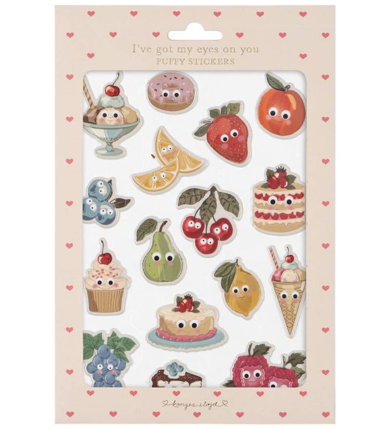 Konges Sløjd Stickers - Puffy - 16 st. - Fruity - Konges Sløjd - One Size - Sticker Konges Sløjd Stickers - Puffy - 16 st. - Fruity - Konges Sløjd - One Size - Sticker von Konges Sløjd