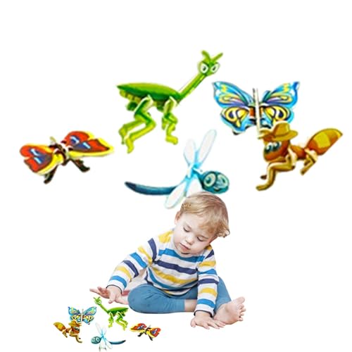 Kongou 3D-Puzzle für Kinder, 3D-Tierpuzzle - 10 Stück lustiges zusammengebautes Puzzle - DIY 3D-Puzzle-Set, Denksportaufgaben, pädagogisches -Spielzeug für Erwachsene und Kinder von Kongou