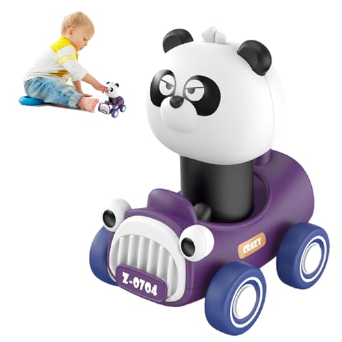 Kongou Spielzeug zum Zurückziehen von Fahrzeugen - Cartoon-Tier-Lernspielzeug | Niedliche, kreative, entzückende Friction Press & Go-aufziehbare Spielzeugautos für 3-jährige Jungen und Mädchen von Kongou