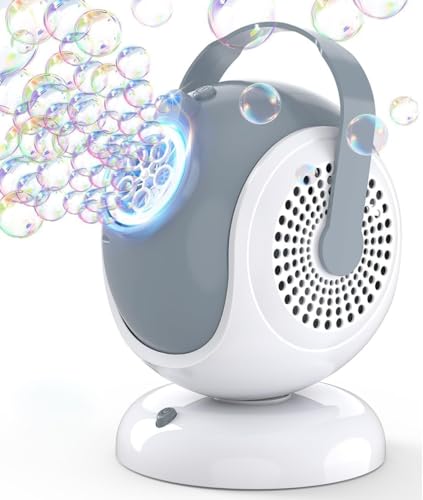 Seifenblasenmaschine Automatische, Bubble Machine 18000+ Bubbles/Min mit 500ml Seifenblasenwasser, Blasenmacher für Kinder, 75°/180° Drehbar für Kinder/Haustier/Hochzeit/Party/Geschenk Seifenblasenmaschine Automatische, Bubble Machine 18000+ Bubbles/Min mit 500ml Seifenblasenwasser, Blasenmacher für Kinder, 75°/180° Drehbar für Kinder/Haustier/Hochzeit/Party/Geschenk von Konom