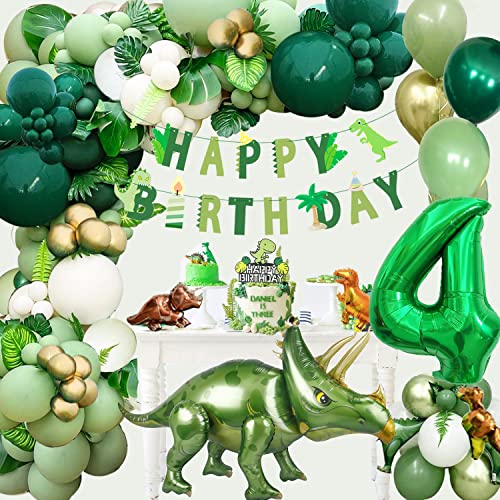 Konoz Dino Geburtstag Deko 4 Jahre, Dino Deko Kindergeburtstag, Geburtstagsdeko 4 Jahre Junge, Dinosaurier Geburtstag Deko, Grün Dino Luftballon Safari Dschungel Geburtstag Dekoration Konoz Dino Geburtstag Deko 4 Jahre, Dino Deko Kindergeburtstag, Geburtstagsdeko 4 Jahre Junge, Dinosaurier Geburtstag Deko, Grün Dino Luftballon Safari Dschungel Geburtstag Dekoration von Konoz