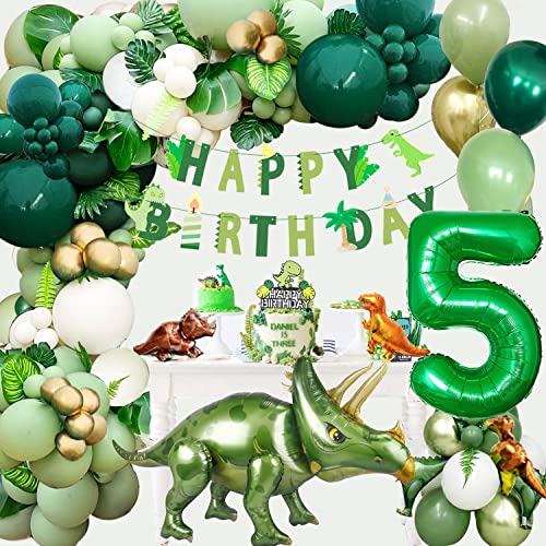 Konoz Dino Geburtstag Deko 5 Jahre, Dino Deko Kindergeburtstag, Geburtstagsdeko 5 Jahre Junge, Dinosaurier Geburtstag Deko, Grün Dino Folienballon Dschungel Wild One Geburtstag Dekoration Konoz Dino Geburtstag Deko 5 Jahre, Dino Deko Kindergeburtstag, Geburtstagsdeko 5 Jahre Junge, Dinosaurier Geburtstag Deko, Grün Dino Folienballon Dschungel Wild One Geburtstag Dekoration von Konoz