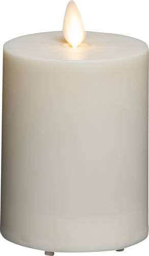 Konstsmide 1634-115 LED-Kerze Creme-Weiß Warmweiß (Ø x H) 76mm x 130mm von Konstsmide