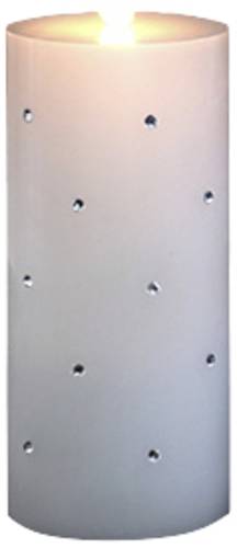 Konstsmide 1839-100 LED-Echtwachskerze Warmweiß Warmweiß (Ø x H) 75mm x 168mm Timer, mit Schalter von Konstsmide
