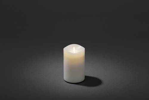Konstsmide 1860-100 LED-Kerze Weiß Warmweiß (Ø x H) 9cm x 13cm von Konstsmide