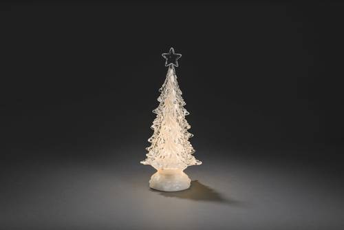 Konstsmide 2803-000 Acryl-Figur Weihnachtsbaum Warmweiß LED Klar von Konstsmide