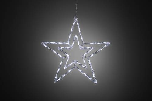 Konstsmide 4471-203 Acryl-Figur EEK: G (A - G) Stern Neutralweiß LED Transparent von Konstsmide