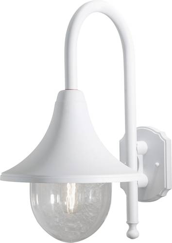 Konstsmide Bari 7237-250 Außenwandleuchte Energiesparlampe, LED E27 75W Weiß von Konstsmide