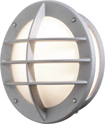 Konstsmide Oden 515-312 Außenwandleuchte Energiesparlampe, LED E27 60W Silber von Konstsmide