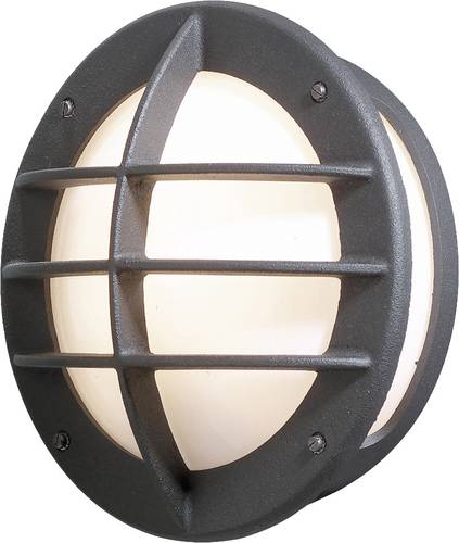 Konstsmide Oden 515-752 Außenwandleuchte Energiesparlampe, LED E27 60W Schwarz von Konstsmide