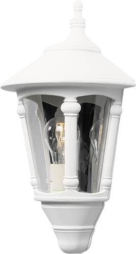 Konstsmide Virgo 569-250 Außenwandleuchte Energiesparlampe, LED E27 60W Weiß von Konstsmide