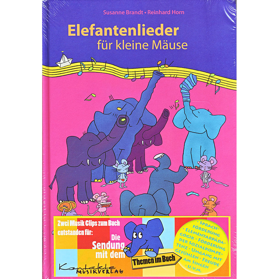 Kontakte Musikverlag Elefantenlieder für kleine Mäuse Kinderbuch von Kontakte Musikverlag