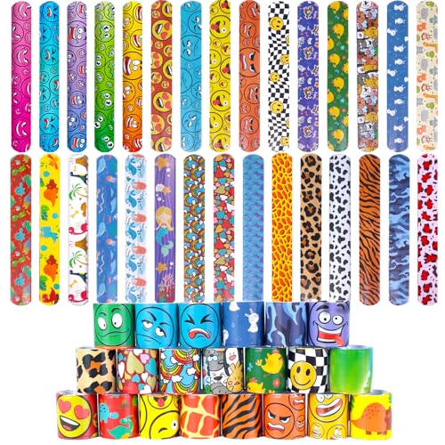 Koogel 30 Stück Schnapparmband Kinder, Bunte Slap Armbänder Slap Bracelet für Birthday Party Koogel 30 Stück Schnapparmband Kinder, Bunte Slap Armbänder Slap Bracelet für Birthday Party von Koogel