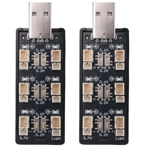 Koolenry 1S Lipo Batterie-Ladeadapterplatine 5V 2A USB Batterieladegerätplatine für RC-Spielzeug-Modellbatterie Koolenry 1S Lipo Batterie-Ladeadapterplatine 5V 2A USB Batterieladegerätplatine für RC-Spielzeug-Modellbatterie von Koolenry
