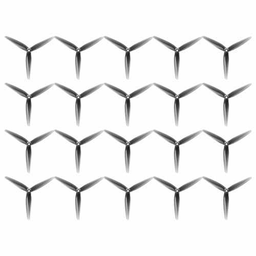 Koolenry 20PCS 6025 6X2.5X3 6 3-Blatt PC-Propeller 2.5mm Drohnenpropeller für Nazgul Evoque F6 Koolenry 20PCS 6025 6X2.5X3 6 3-Blatt PC-Propeller 2.5mm Drohnenpropeller für Nazgul Evoque F6 von Koolenry