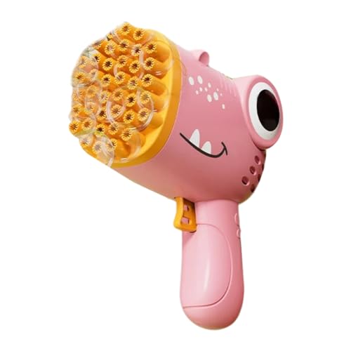Koolenry 40 Löcher Dinosaurier Seifenblasen Handvollautomatische Seifenblasenmaschine Ohne Batterie und Seifenblasenwasser für Kinder Geschenk Geld B von Koolenry