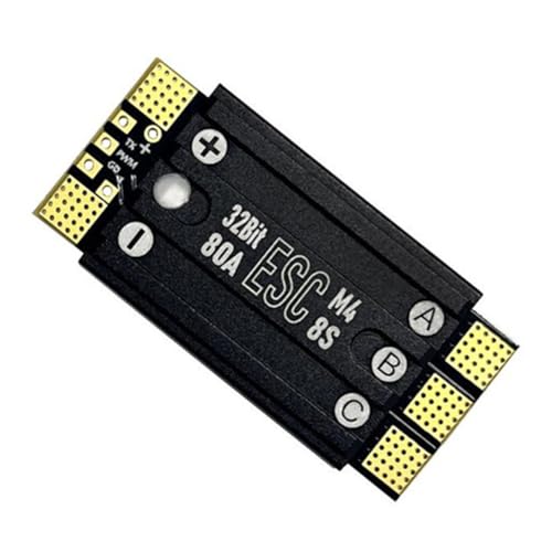 Koolenry 48K AM32 3-8S ESC für FPV-Renn-Drohnen 80A Einzelner Elektronischer Drehzahlregler Verbesserte Flugstabilität von Koolenry