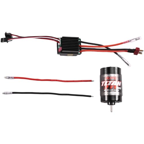 Koolenry 550 Bürstenmotor Wasserdichter ESC 320A Geschwindigkeitsregler-Kombinationssatz für 1/10 RC Car Crawler für Axial SCX10 21T Koolenry 550 Bürstenmotor Wasserdichter ESC 320A Geschwindigkeitsregler-Kombinationssatz für 1/10 RC Car Crawler für Axial SCX10 21T von Koolenry