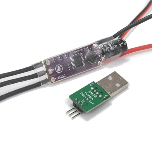 Koolenry AM32 2-4S 40A ESC 32-Bit Elektronischer Drehzahlregler Unterstützt PWM/DSHOT/Sine für RC Crawler Auto Axial FPV Drohne Motor Teil von Koolenry