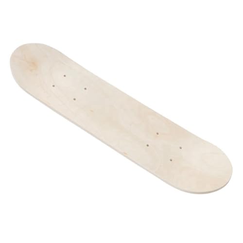 Koolenry Blank Skateboard Deck für Anfänger, Individuell Gestaltbares Kunstmalbrett für Den Außenbereich, Trickskateboard für Kinder, Leeres Graffiti-Deck Koolenry Blank Skateboard Deck für Anfänger, Individuell Gestaltbares Kunstmalbrett für Den Außenbereich, Trickskateboard für Kinder, Leeres Graffiti-Deck von Koolenry