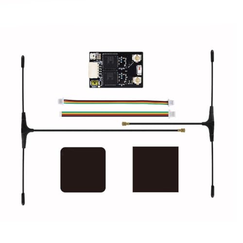 Koolenry ELRS Gemini RX Dual-Empfänger 915 MHz 150mm & 90mm Antennen für Verbesserte RC FPV Drohnen-Rennleistung von Koolenry