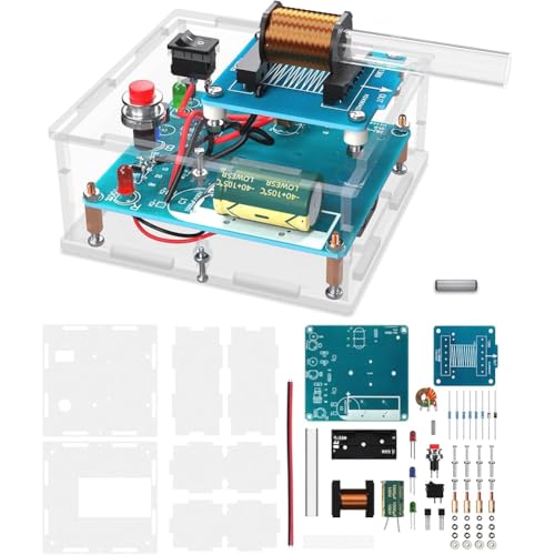 Koolenry Elektromagnetischer Senderbausatz, DIY Elektromagnetischer Senderbausatz für die Lernerziehung, Familie von Koolenry