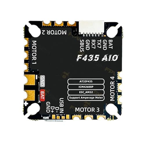 Koolenry F435 AIO Flugregler 45A BLHeli S AM32 ESC 2-6S für FPV Drone Quadcopter RC Racing & Freestyle von Koolenry