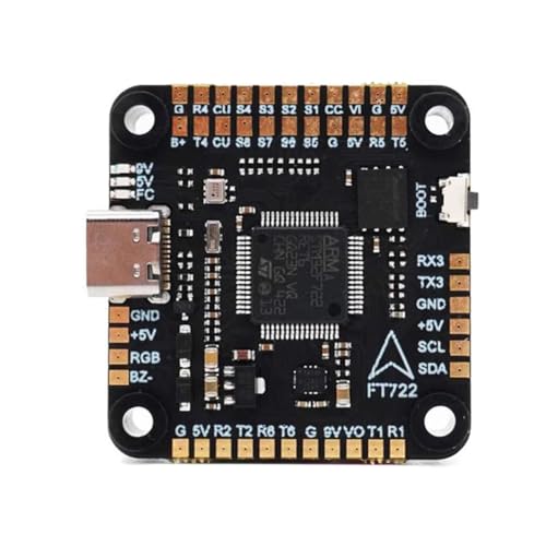 Koolenry F722X8 PRO FPV-Flugsteuerung An Bord ICM42688 Gyroskop Dual BEC 30,5X30,5mm für RC FPV-Drohne Koolenry F722X8 PRO FPV-Flugsteuerung An Bord ICM42688 Gyroskop Dual BEC 30,5X30,5mm für RC FPV-Drohne von Koolenry