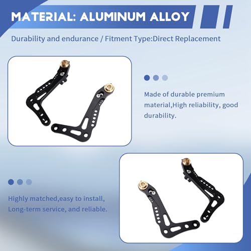 Koolenry Fit für Go Kart Cart Motorrad Verstellbare Rennbremse Gas Gas Beschleuniger Fußpedale Fußränze Koolenry Fit für Go Kart Cart Motorrad Verstellbare Rennbremse Gas Gas Beschleuniger Fußpedale Fußränze von Koolenry