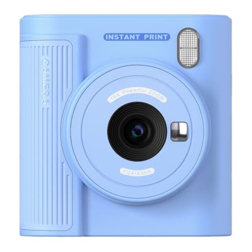 Koolenry High Clear 2 Siebdruckkamera Digitaler Drucker Tintenloser Thermaldrucker mit Papier, 32G -Kartengeschenk für Kinderblau Koolenry High Clear 2 Siebdruckkamera Digitaler Drucker Tintenloser Thermaldrucker mit Papier, 32G -Kartengeschenk für Kinderblau von Koolenry