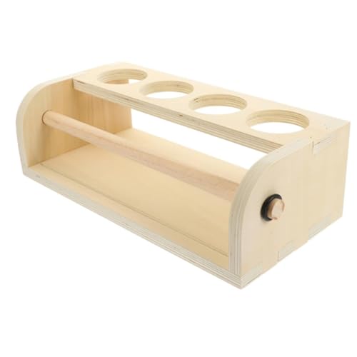 Koolenry Holzhalter, Tisch-Papierrollenspender, 4 Löcher, für Kinder, DIY-Mal- und Zeichenwerkzeug, Pergamentspender Koolenry Holzhalter, Tisch-Papierrollenspender, 4 Löcher, für Kinder, DIY-Mal- und Zeichenwerkzeug, Pergamentspender von Koolenry