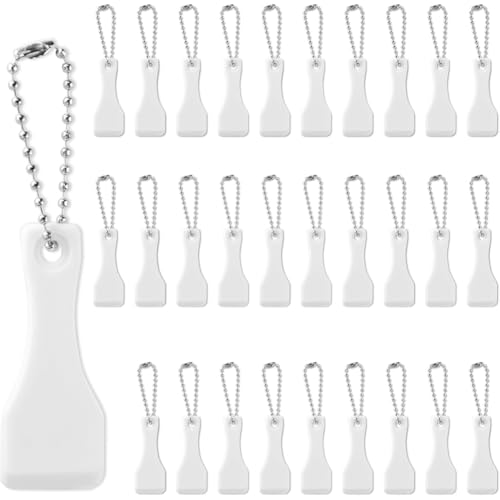 Koolenry Keyring Croboper Tool 30pcs Weiße Plastik -Kratzer -Ticket -Scraper -Karte für Etikett, Filmwerkzeug Koolenry Keyring Croboper Tool 30pcs Weiße Plastik -Kratzer -Ticket -Scraper -Karte für Etikett, Filmwerkzeug von Koolenry