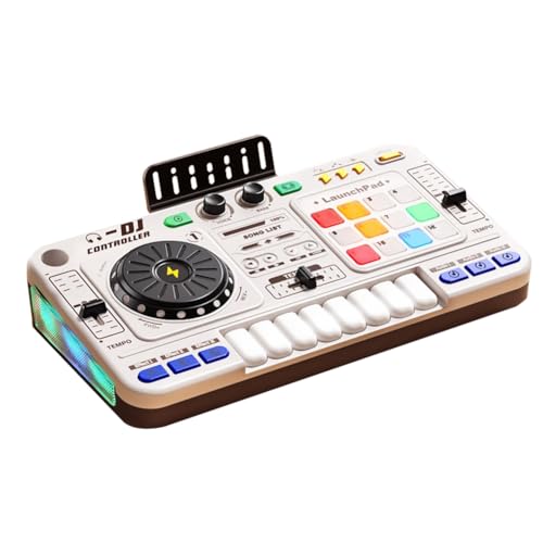 Koolenry Kinder-Simulations-Multifunktions-DJ-Mixer-Controller-Elektronische Orgel-DJ-Multifunktions-Player-Musik-Unterhaltungs-Spielzeug B Koolenry Kinder-Simulations-Multifunktions-DJ-Mixer-Controller-Elektronische Orgel-DJ-Multifunktions-Player-Musik-Unterhaltungs-Spielzeug B von Koolenry