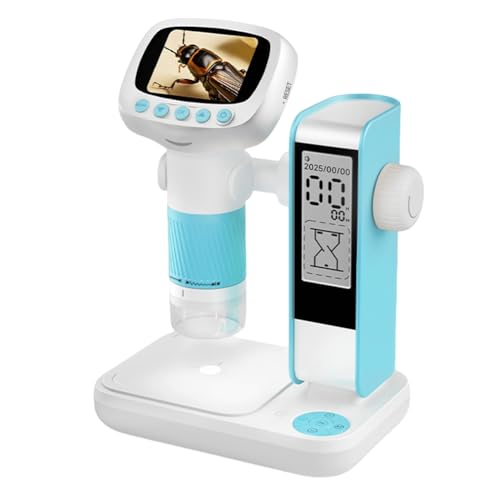 Koolenry Mikroskop für Kinder, 2-IPS-Bildschirm, Tragbare Handlupe, 1080P HD für Wissenschaftliche Experimente Koolenry Mikroskop für Kinder, 2-IPS-Bildschirm, Tragbare Handlupe, 1080P HD für Wissenschaftliche Experimente von Koolenry