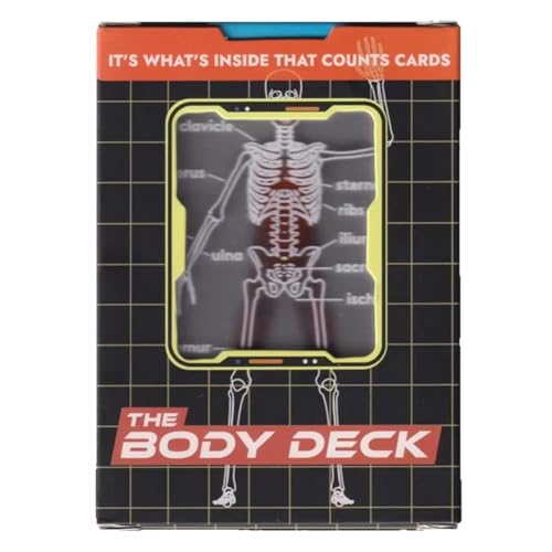Koolenry Neues Body Deck 52 Blatt Spielkarten Interessante Spielkarten Zur Menschlichen Anatomie Körperliche Untersuchung Lehrer Schüler von Koolenry