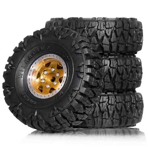 Koolenry Premium 60 -mm -Metall -Beadlock - und Gummireifen für 1/24 FMS FCX24M TRX4M SCX24 RC Crawler -Upgrades Koolenry Premium 60 -mm -Metall -Beadlock - und Gummireifen für 1/24 FMS FCX24M TRX4M SCX24 RC Crawler -Upgrades von Koolenry