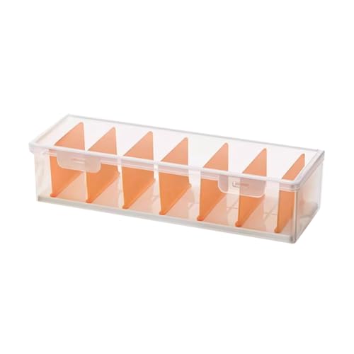 Koolenry Spielkarten Aufbewahrungsbox Clecis Plastic Fach -Kompartiment mit Einstellbarer Teiler für PTCG/ -Karten von Koolenry
