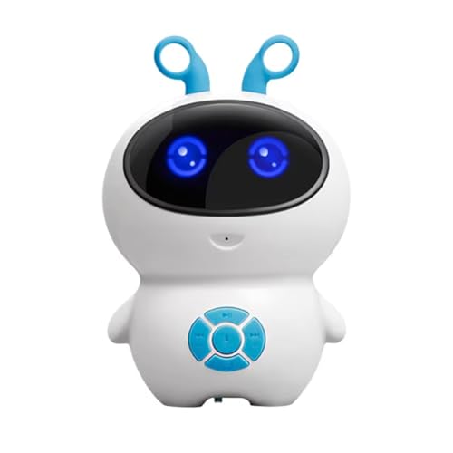 Koolenry WiFi -Übersetzung AI Roboter Spielzeug Intelligenter Dialog LED -Lichtquelle Soundeffekte für Kinder Geschenke Blau von Koolenry