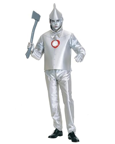 Blechmann-Kostüm für Erwachsene, silberfarben, metallisch, Blechmann, Halloween-Outfit, Erwachsene, Weltbuchtagskostüm Blechmann-Kostüm für Erwachsene, silberfarben, metallisch, Blechmann, Halloween-Outfit, Erwachsene, Weltbuchtagskostüm von Koongso